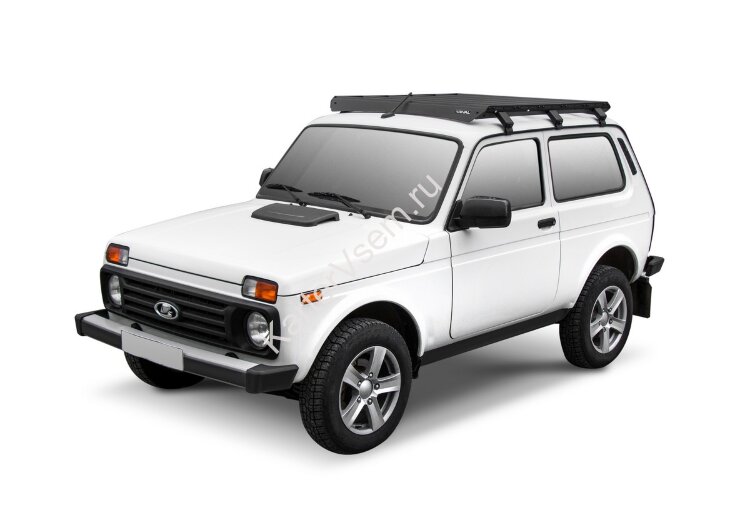 Багажник на крышу автомобиля Rival для Lada (ВАЗ) Niva Legend 2131 2021-н.в., алюминий 6 мм, разборный, с крепежом, T.6001.1